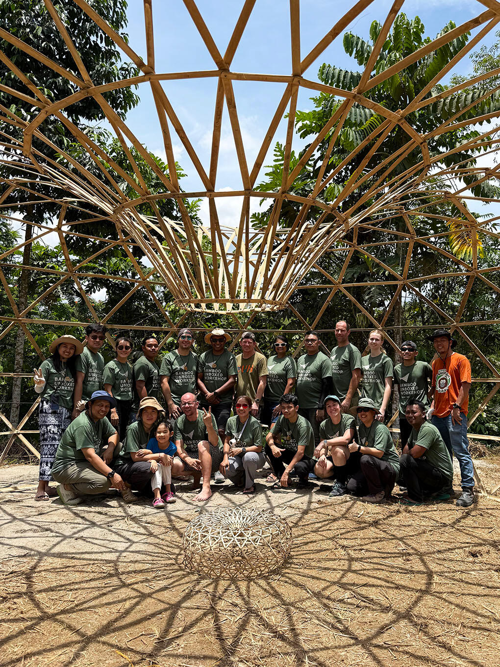 Workshop participants Bamboo Unboxed Workshop 2025